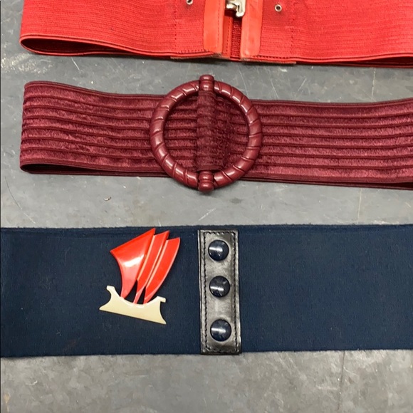 Set of 4 Vintage Belts